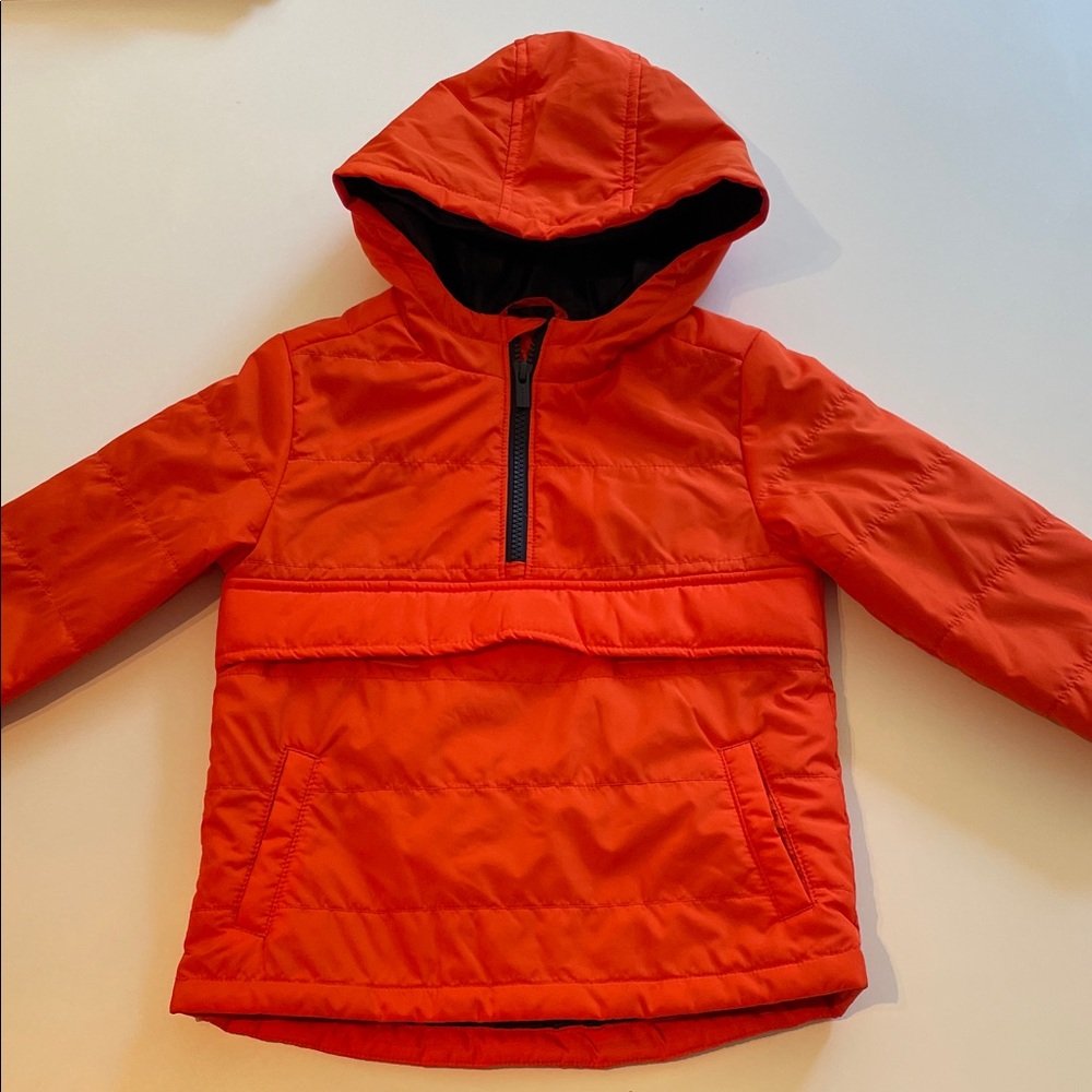 Old Navy Kids Orange Hooded Jacket